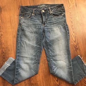 AE Skinny Ankle Crop Jeans